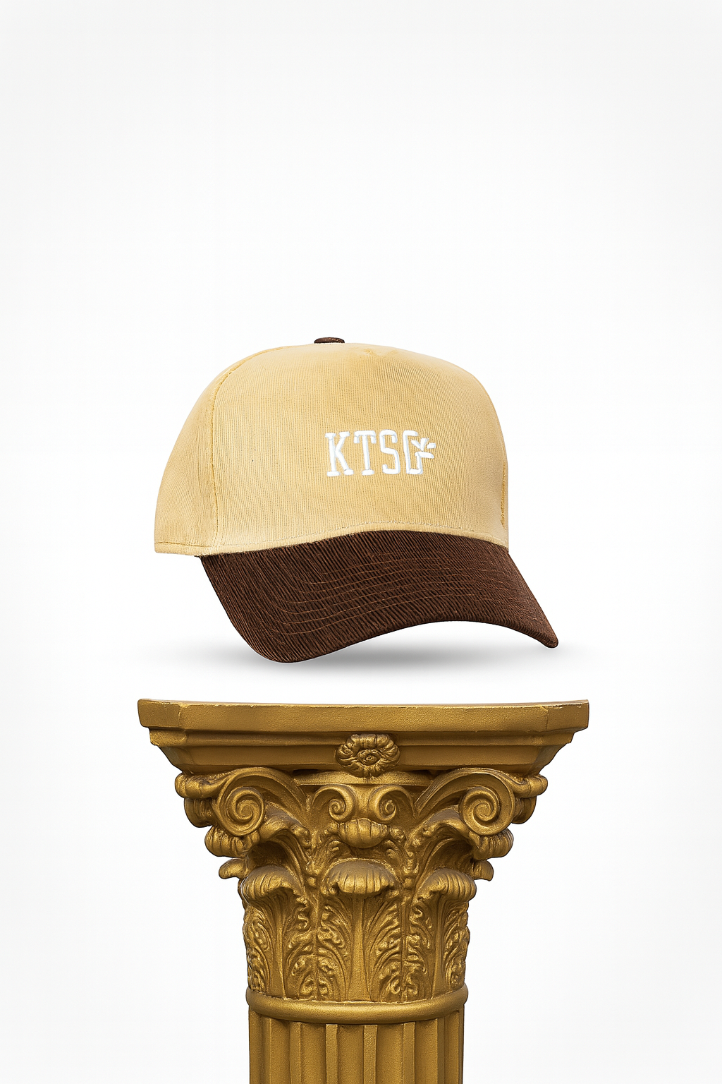 KTSC Classic Crown Corduroy SnapBack Sandstone & Mocha