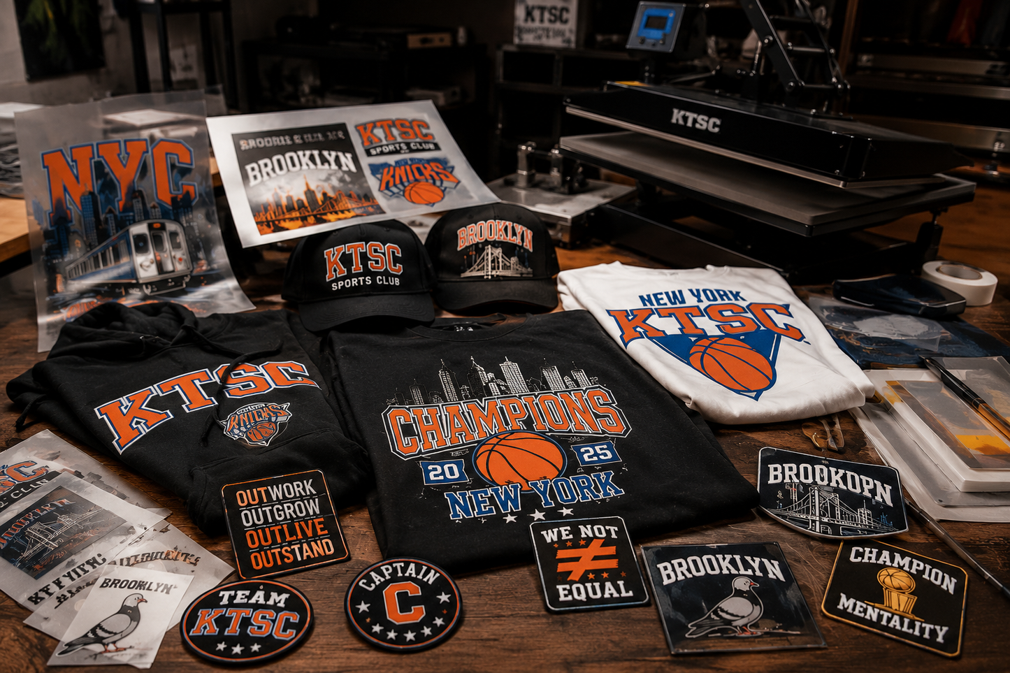 KTSC Custom Apparel Lab(NYC Knicks Edition)