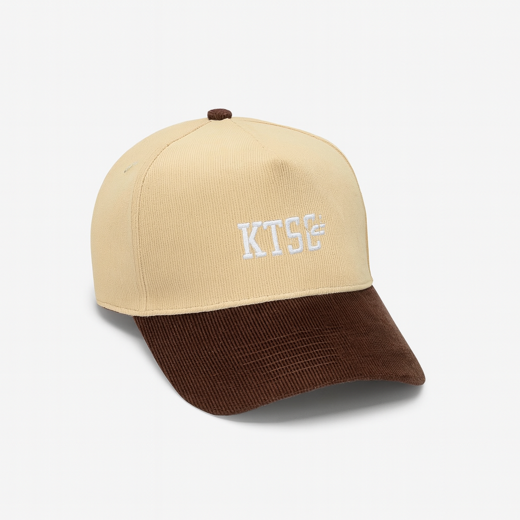 KTSC Classic Crown Corduroy SnapBack Sandstone & Mocha