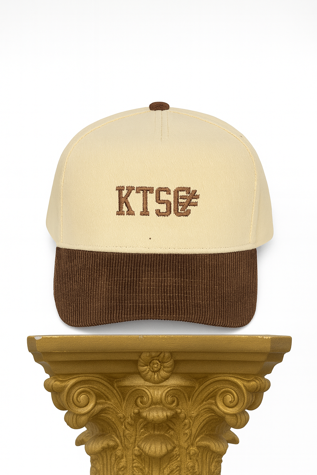 KTSC Classic Crown Corduroy SnapBack Sandstone & Mocha