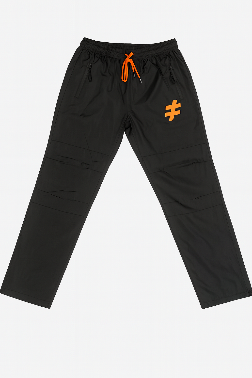 KTSC “We Not Equal ≠” black/Hazard orange Track pants