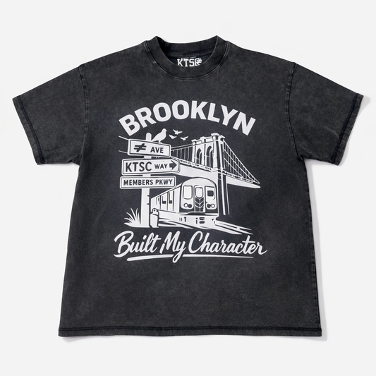 KTSC “Brooklyn Built My Character” Heavyweight Oversized Tee